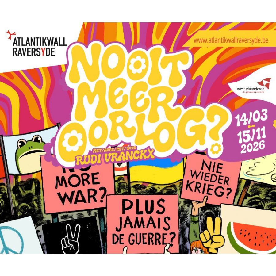 Affiche expo Nooit meer oorlog