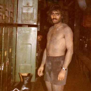 Griekse migrant in de mijn van Zolder, 1975